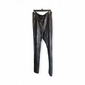 H&M Men's Black Faux Leather Pants